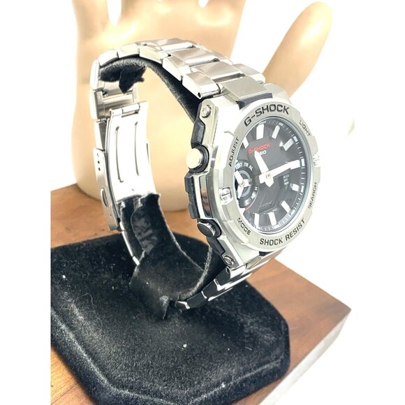 Casio G-Shock Men's Watch GSTB500D Bluetooth Tough Solar Gray Dial Steel 5684 - Picture 15 of 15